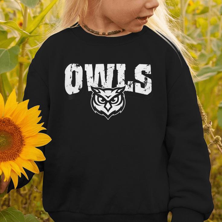 Owls Back To School Spirit Graphic Toddler Sweatshirt Owls Back To School Spirit Graphic Toddler Sweatshirt