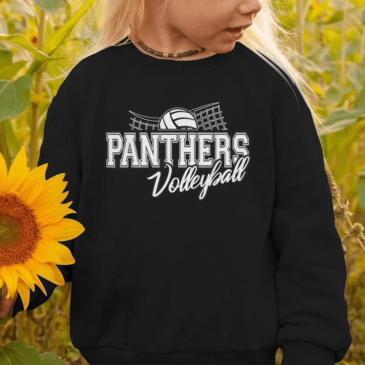 Panthers Volleyball Back To School Spirit Graphic Toddler Sweatshirt Panthers Volleyball Back To School Spirit Graphic Toddler Sweatshirt