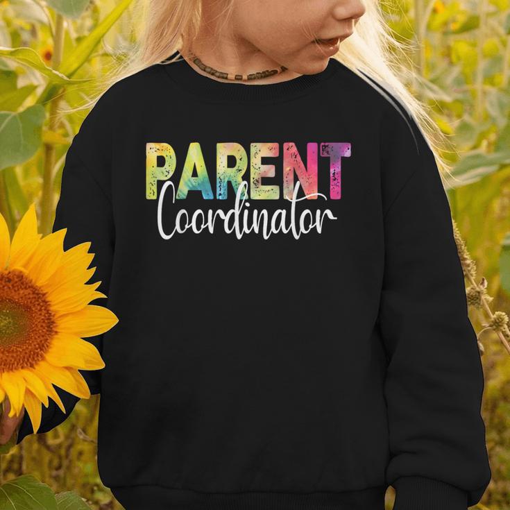 Parent Coordinator Tie Dye Back To School Appreciation Graphic Toddler Sweatshirt Parent Coordinator Tie Dye Back To School Appreciation Graphic Toddler Sweatshirt