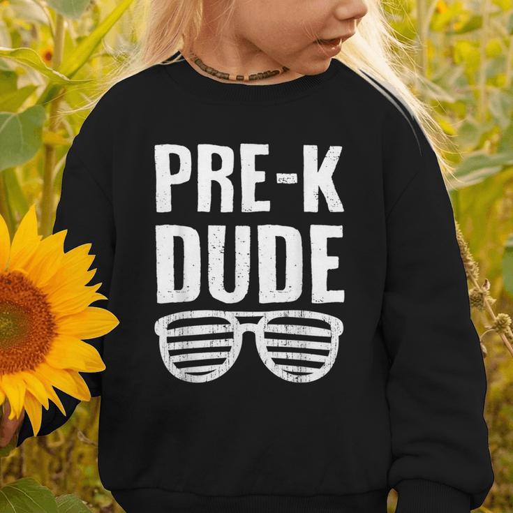 Pre-K Dude First Day Back To School Preschool Boys Kid Graphic Toddler Sweatshirt Pre-K Dude First Day Back To School Preschool Boys Kid Graphic Toddler Sweatshirt