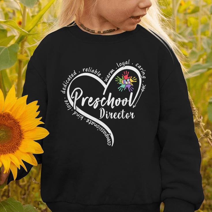 Preschool Director Assistant Back To School Daycare Thank Graphic Toddler Sweatshirt Preschool Director Assistant Back To School Daycare Thank Graphic Toddler Sweatshirt