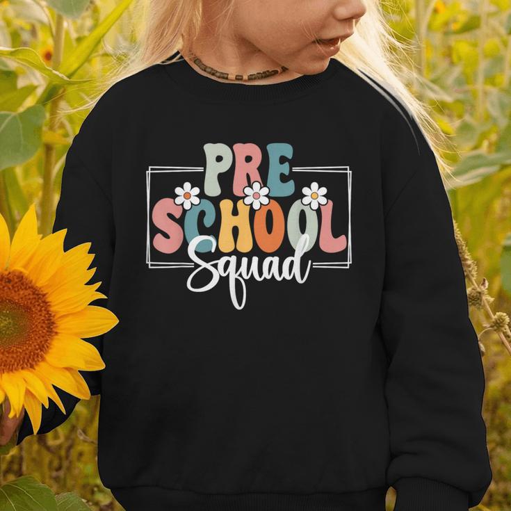 Preschool Squad Back To School Preschool Crew Graphic Toddler Sweatshirt Preschool Squad Back To School Preschool Crew Graphic Toddler Sweatshirt