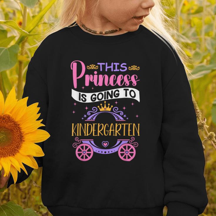 This Princess Is Going To Kindergarten Back To School Girl Graphic Toddler Sweatshirt This Princess Is Going To Kindergarten Back To School Girl Graphic Toddler Sweatshirt