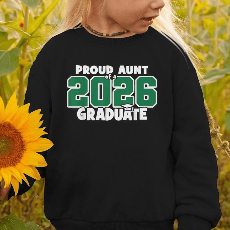 Proud Aunt Of 2026 Graduate Matching Back To School G Graphic Toddler Sweatshirt Proud Aunt Of 2026 Graduate Matching Back To School G Graphic Toddler Sweatshirt