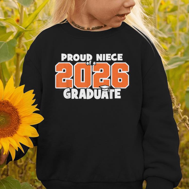 Proud Niece Of 2026 Graduate Matching Back To School O Graphic Toddler Sweatshirt