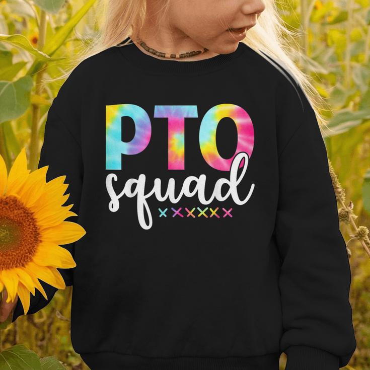 Pto Squad Groovy Back To School Women Appreciation Graphic Toddler Sweatshirt Pto Squad Groovy Back To School Women Appreciation Graphic Toddler Sweatshirt