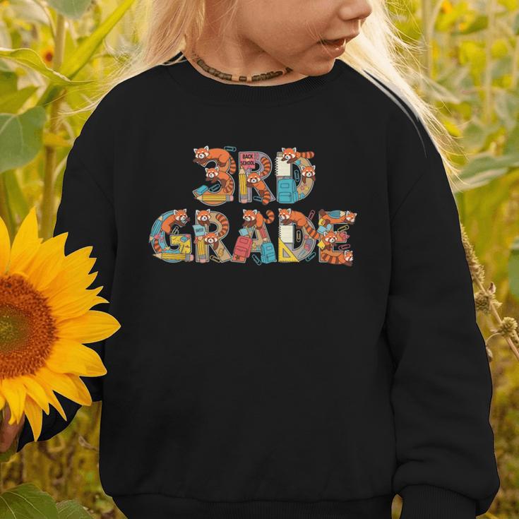 Red Panda Third Grade Back To School Kids Boys Girls Graphic Toddler Sweatshirt Red Panda Third Grade Back To School Kids Boys Girls Graphic Toddler Sweatshirt