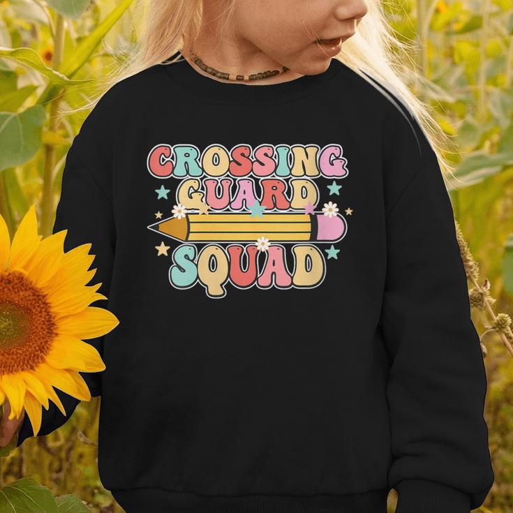 School Crossing Guard Retro Back To School Cool Appreciation Graphic Toddler Sweatshirt School Crossing Guard Retro Back To School Cool Appreciation Graphic Toddler Sweatshirt
