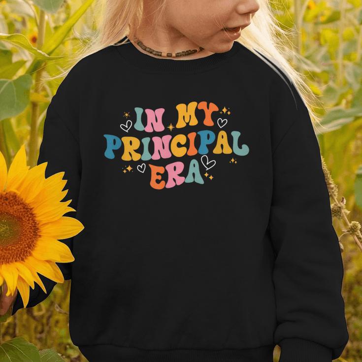 School Principal Back To School In My Principal Era Graphic Toddler Sweatshirt