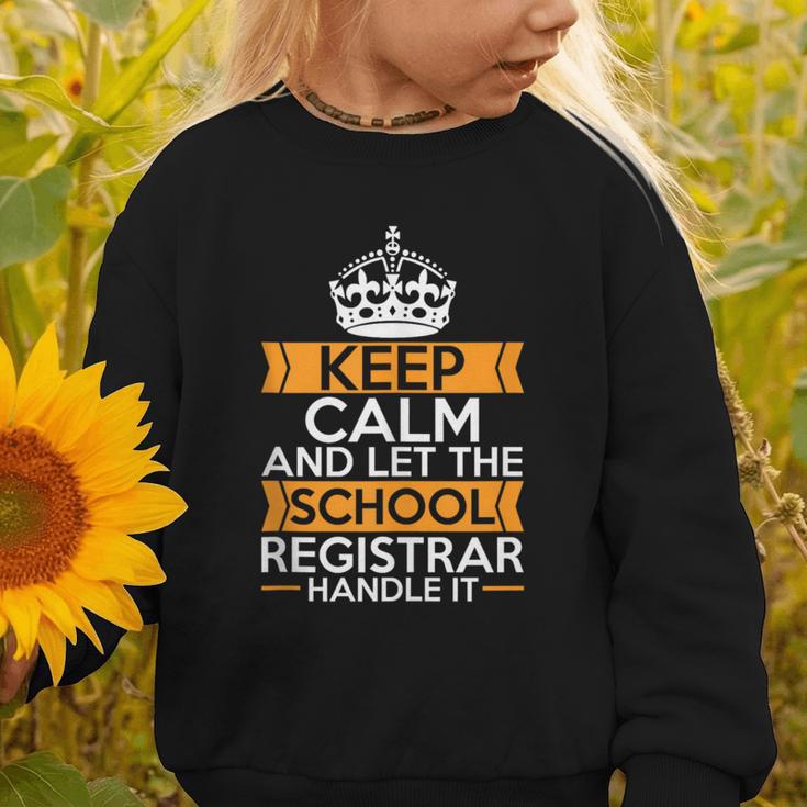 School Registry Student Enrollment Back To School Registrar Graphic Toddler Sweatshirt School Registry Student Enrollment Back To School Registrar Graphic Toddler Sweatshirt