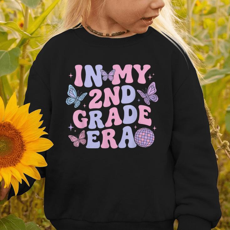 In My Second 2nd Grade Era Groovy Back To School Students Graphic Toddler Sweatshirt In My Second 2nd Grade Era Groovy Back To School Students Graphic Toddler Sweatshirt