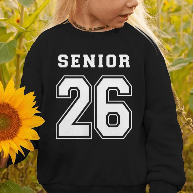 Senior 26 Class Of 2026 Front Back Grad Back To School Graphic Toddler Sweatshirt