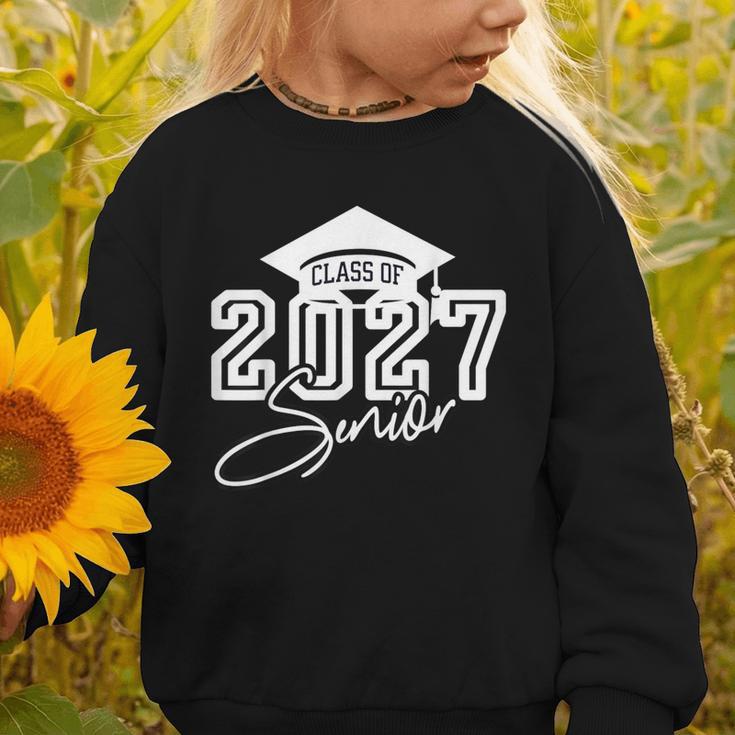 Senior Class Of 2027 Back To School Graduate Senior Year 27 Graphic Toddler Sweatshirt