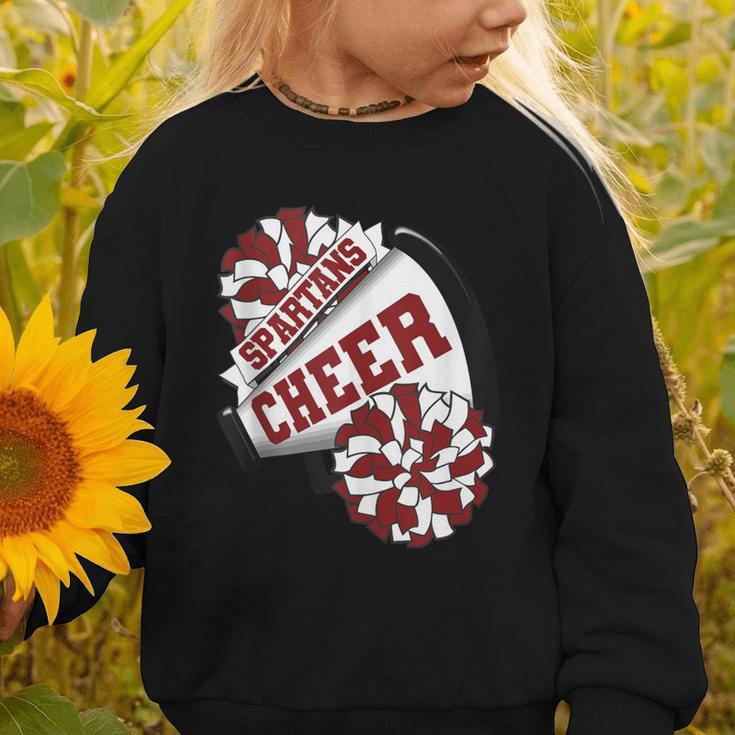 Spartans Cheer Back To School Cheerleading Spirit M Graphic Toddler Sweatshirt Spartans Cheer Back To School Cheerleading Spirit M Graphic Toddler Sweatshirt