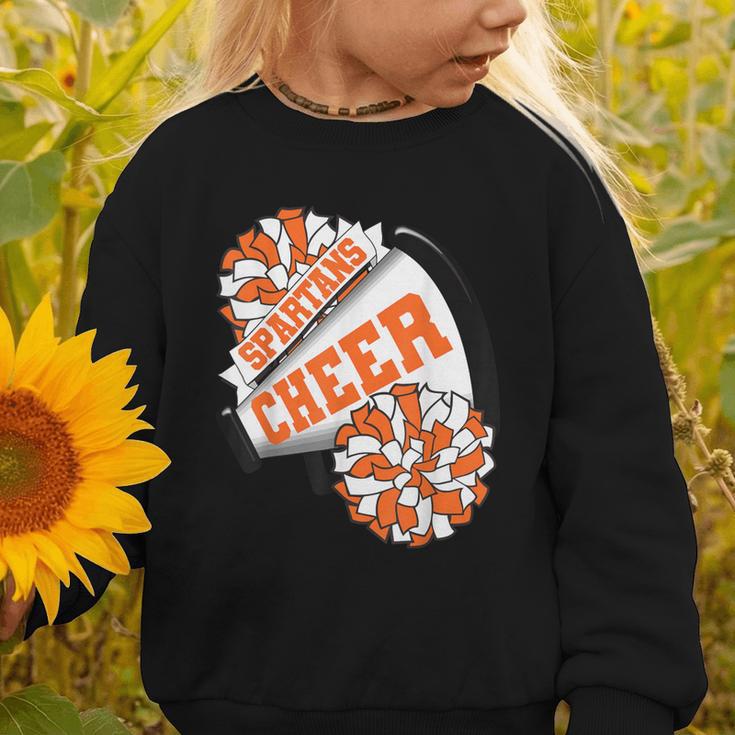 Spartans Cheer Back To School Cheerleading Spirit O Graphic Toddler Sweatshirt
