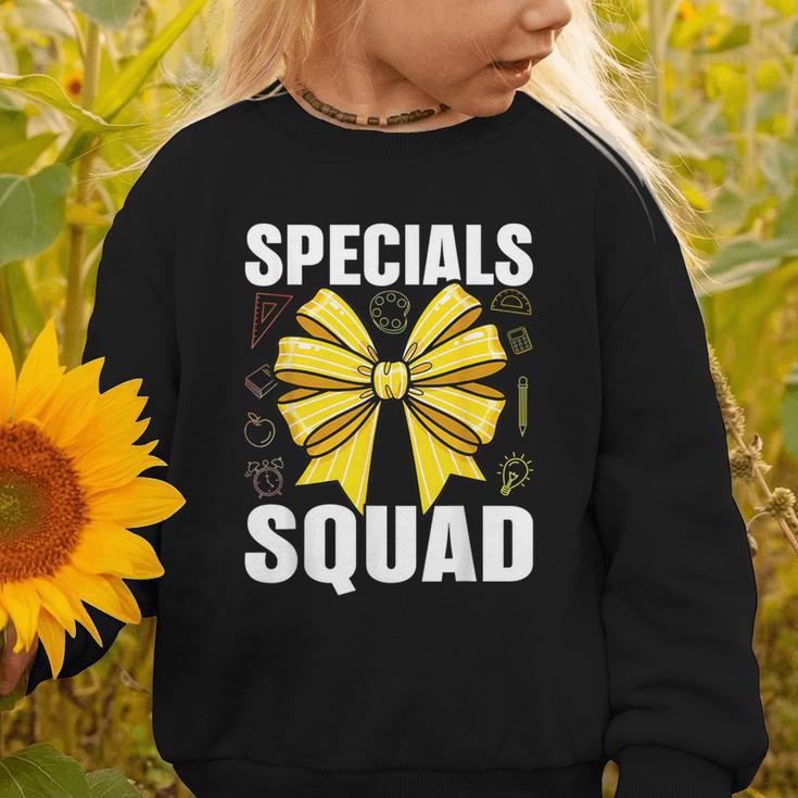 Specials Squad Tie Dye Back To School Women Appreciation Graphic Toddler Sweatshirt Specials Squad Tie Dye Back To School Women Appreciation Graphic Toddler Sweatshirt