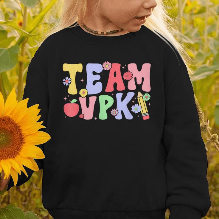 Team VPK First Day Of VPK Back To School VPK Graphic Toddler Sweatshirt