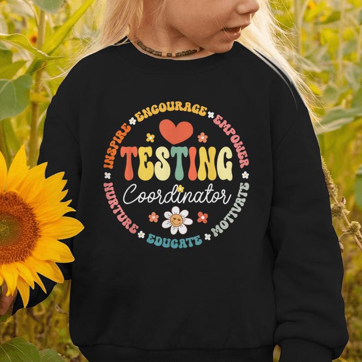 Testing Coordinator Appreciation Week Back To School Graphic Toddler Sweatshirt Testing Coordinator Appreciation Week Back To School Graphic Toddler Sweatshirt