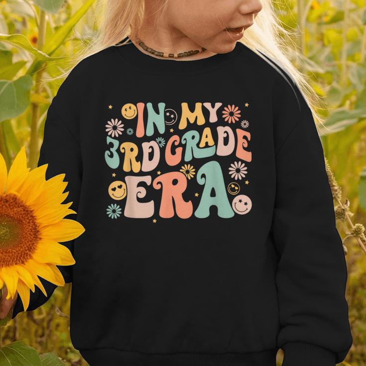 In My Third Grade Era Retro 3rd Grade Back To School Graphic Toddler Sweatshirt