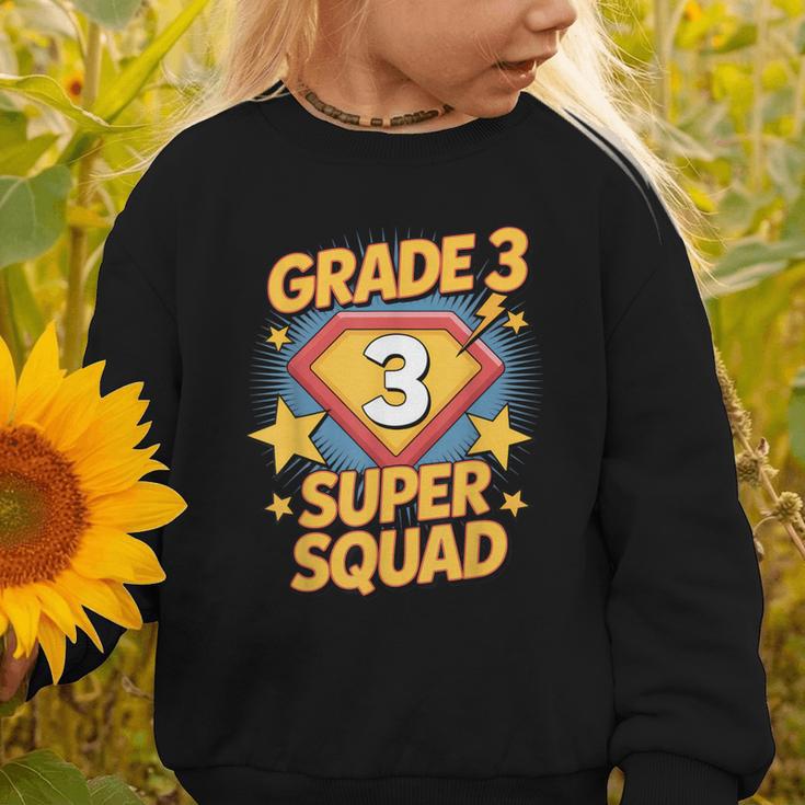 Third Grade Superhero Squad 3rd Year Kids Back To School Graphic Toddler Sweatshirt Third Grade Superhero Squad 3rd Year Kids Back To School Graphic Toddler Sweatshirt