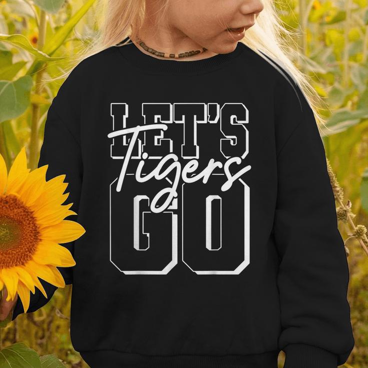 Tigers Back To School Spirit Graphic Toddler Sweatshirt Tigers Back To School Spirit Graphic Toddler Sweatshirt