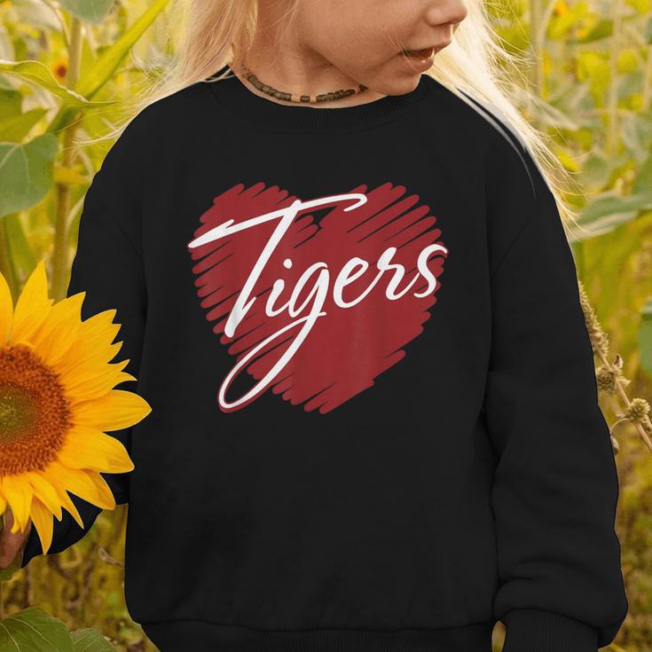 Tigers Heart Back To School Spirit M Graphic Toddler Sweatshirt Tigers Heart Back To School Spirit M Graphic Toddler Sweatshirt