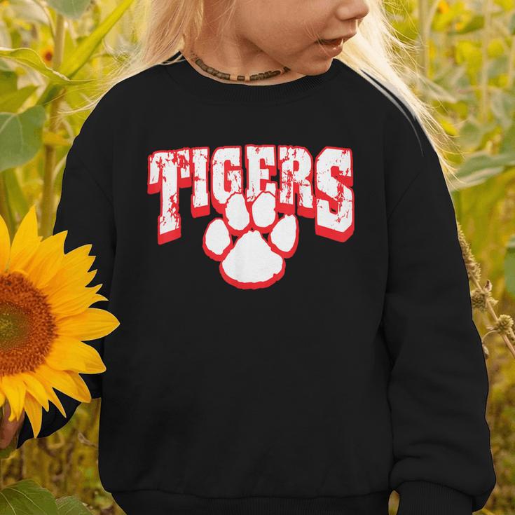 Tigers School Spirit Back To School R Graphic Toddler Sweatshirt