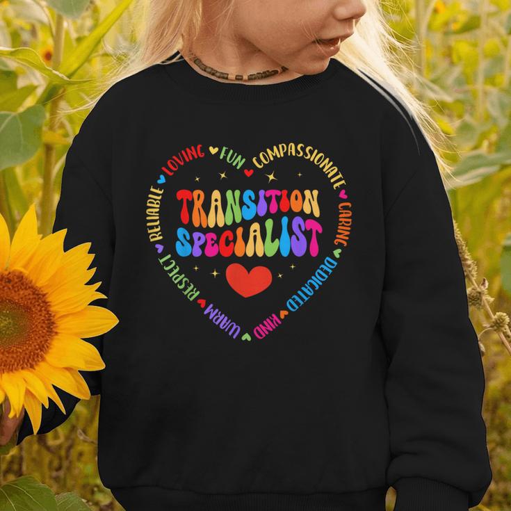 Transition Specialist Appreciation Week Back To School Graphic Toddler Sweatshirt Transition Specialist Appreciation Week Back To School Graphic Toddler Sweatshirt