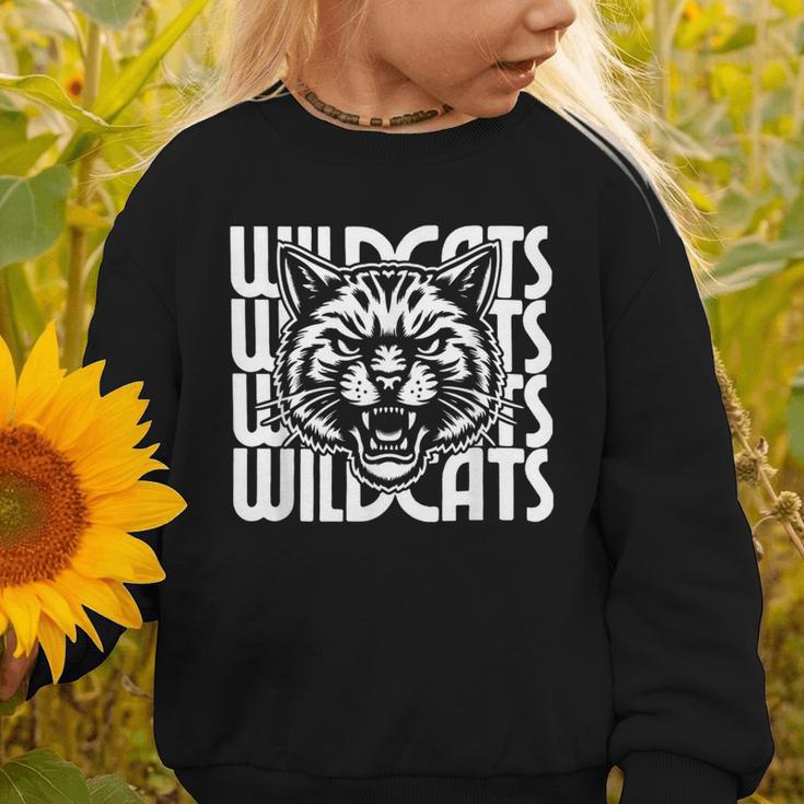 Wildcats School Spirit Team Wildcat Go Back To School Graphic Toddler Sweatshirt Wildcats School Spirit Team Wildcat Go Back To School Graphic Toddler Sweatshirt
