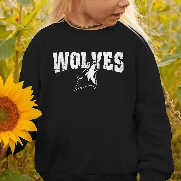 Wolves Back To School Spirit Graphic Toddler Sweatshirt Wolves Back To School Spirit Graphic Toddler Sweatshirt
