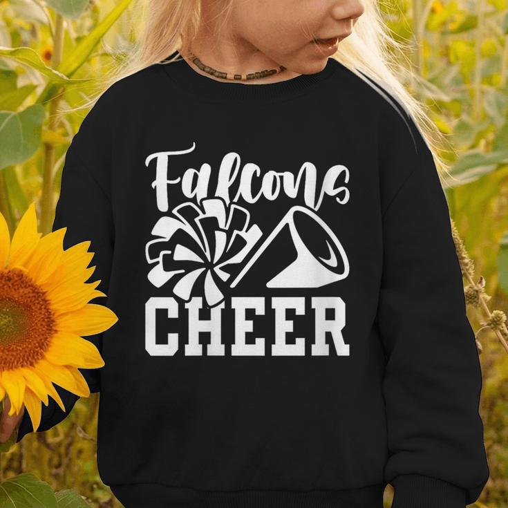 Women's Cheer Falcons Back To School Spirit Graphic Toddler Sweatshirt Women's Cheer Falcons Back To School Spirit Graphic Toddler Sweatshirt