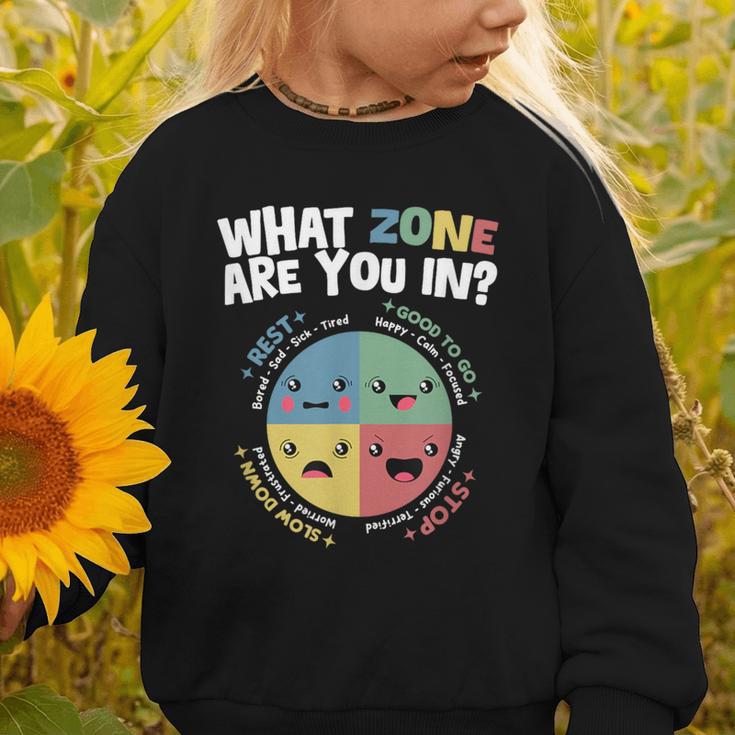 Zones Of Regulation School Counselor Back To School Emotion Graphic Toddler Sweatshirt