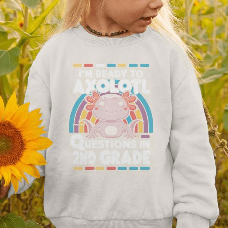 2nd Grade Axolotl Questions Back To School Graphic Toddler Sweatshirt 2nd Grade Axolotl Questions Back To School Graphic Toddler Sweatshirt