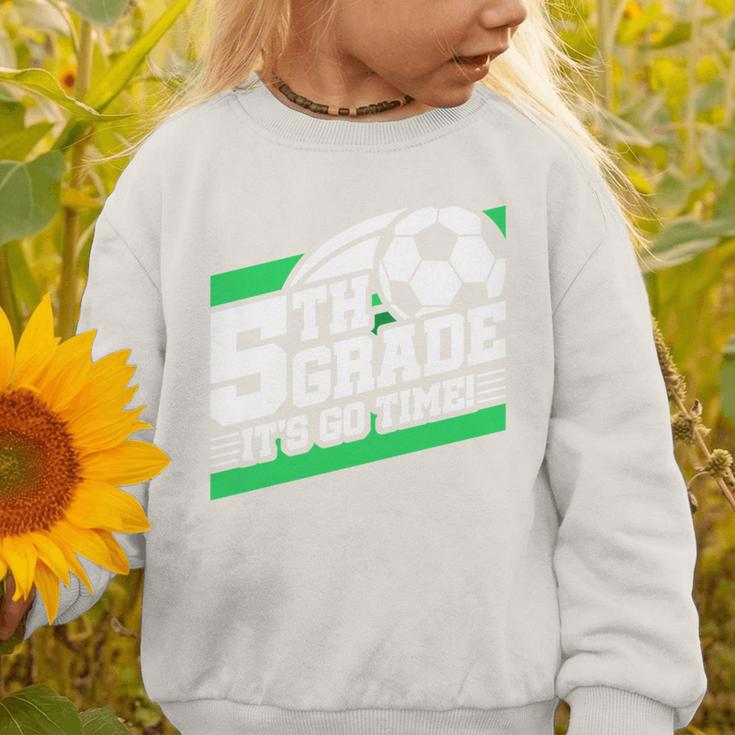 5th Grade Soccer Back To School First Day Of 5th Grade Performance Graphic Toddler Sweatshirt 5th Grade Soccer Back To School First Day Of 5th Grade Performance Graphic Toddler Sweatshirt