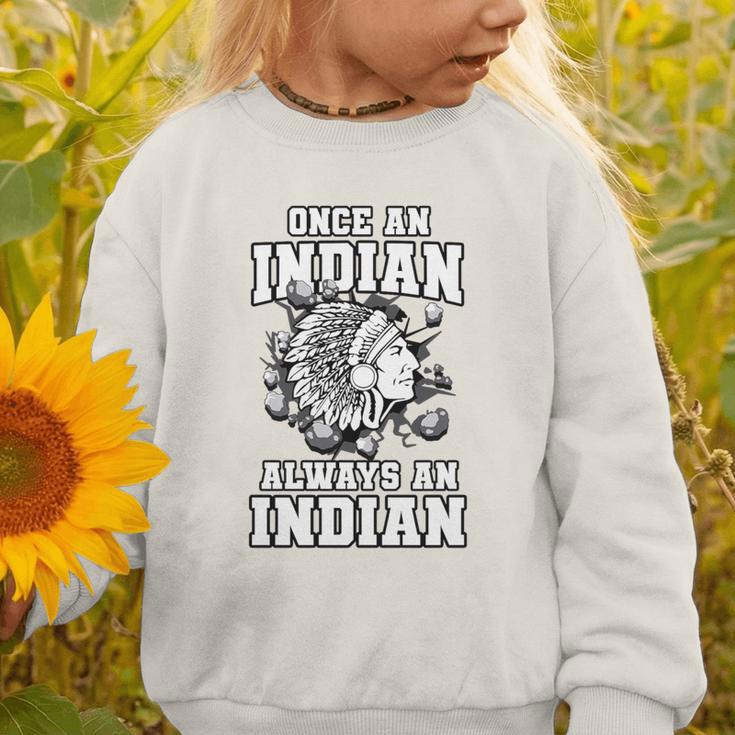 Always An Indian Back To School Spirit Premium Tri-Blend Graphic Toddler Sweatshirt Always An Indian Back To School Spirit Premium Tri-Blend Graphic Toddler Sweatshirt