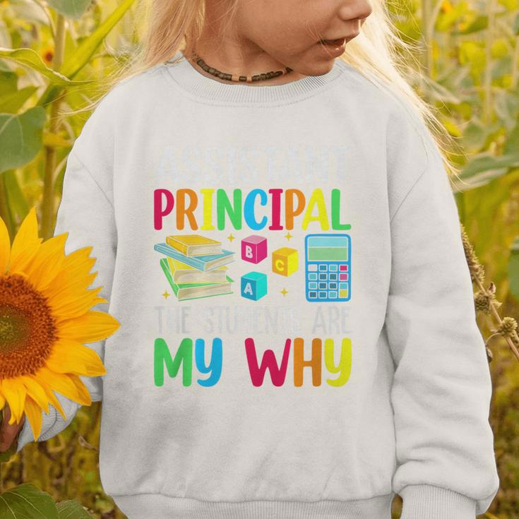 Back To School Assistant Principal The Students Are My Why Premium Tri-Blend Graphic Toddler Sweatshirt Back To School Assistant Principal The Students Are My Why Premium Tri-Blend Graphic Toddler Sweatshirt