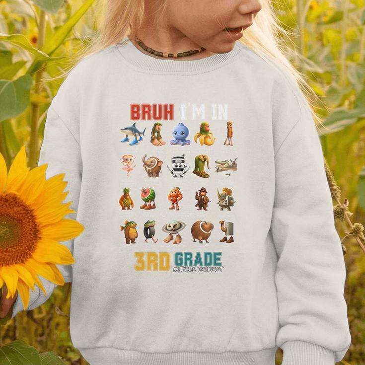 Bruh I’m In 3rd Grade Back To School Italian Brainrot Premium Tri-Blend Graphic Toddler Sweatshirt Bruh I’m In 3rd Grade Back To School Italian Brainrot Premium Tri-Blend Graphic Toddler Sweatshirt