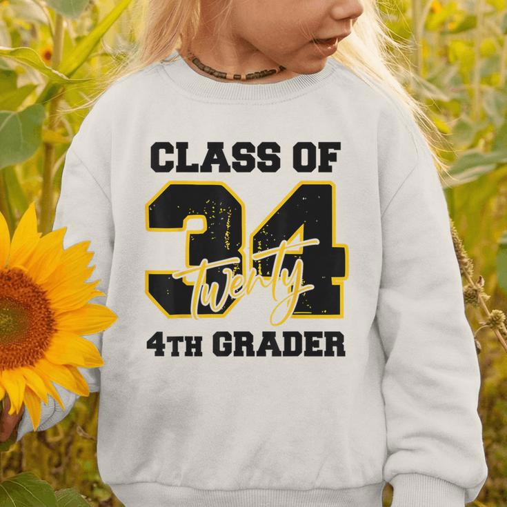 Class Of 2034 4th Grader Elementary School Back To School Graphic Toddler Sweatshirt Class Of 2034 4th Grader Elementary School Back To School Graphic Toddler Sweatshirt