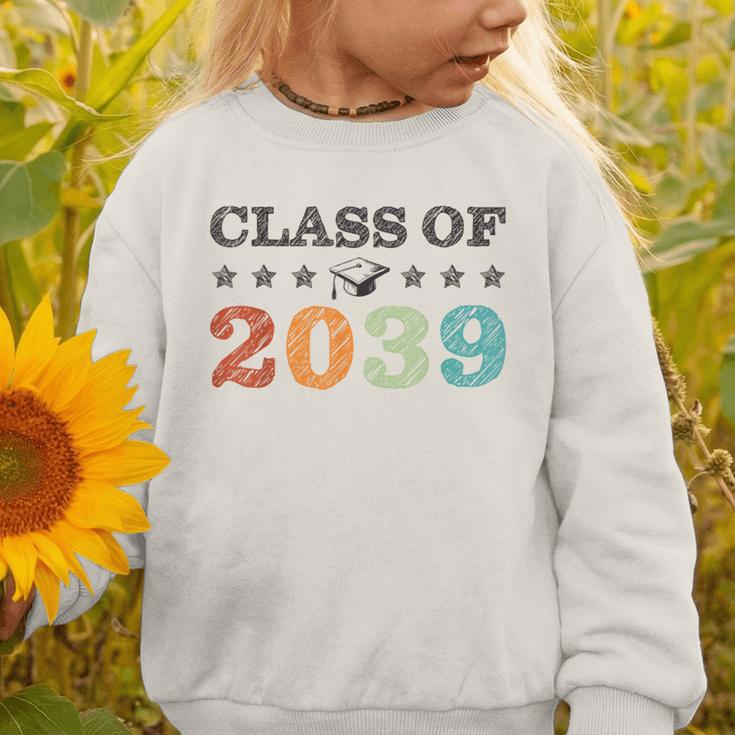 Class Of 2039 Grow With Me Back To School Graduation Graphic Toddler Sweatshirt Class Of 2039 Grow With Me Back To School Graduation Graphic Toddler Sweatshirt