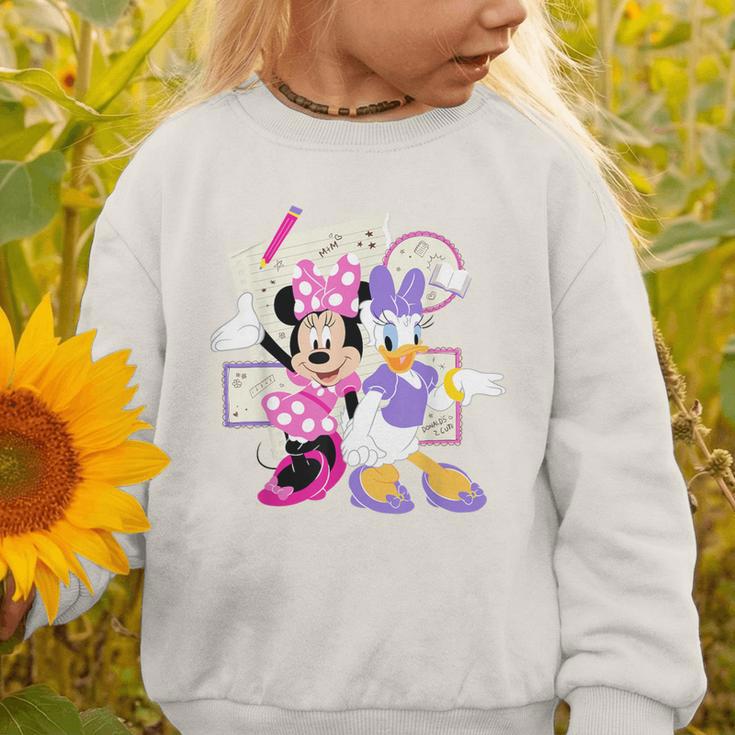 Disney Minnie & Daisy Back To School Best Friends BFFs Graphic Toddler Sweatshirt Disney Minnie & Daisy Back To School Best Friends BFFs Graphic Toddler Sweatshirt