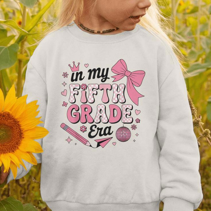 In My Fifth Grade The Girls Bow Back To School Graphic Toddler Sweatshirt In My Fifth Grade The Girls Bow Back To School Graphic Toddler Sweatshirt