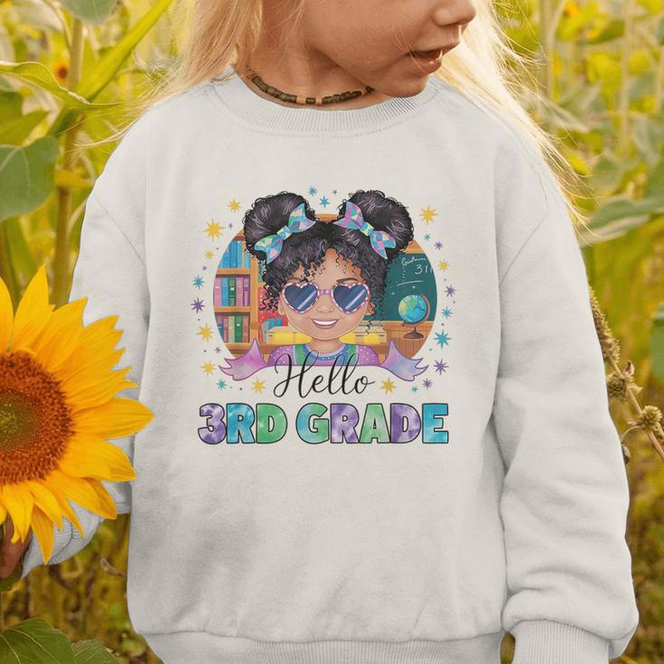 Hello 3rd Grade Girl Back To School Kids Boys Girls Graphic Toddler Sweatshirt Hello 3rd Grade Girl Back To School Kids Boys Girls Graphic Toddler Sweatshirt