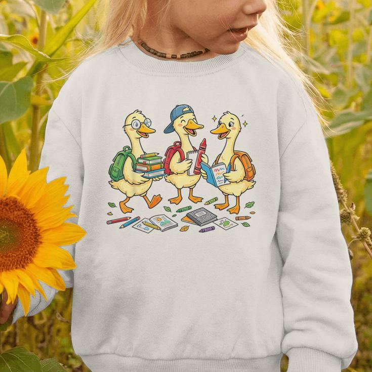 Kindergarten 1st Grade Goose Back To School Boys Graphic Toddler Sweatshirt Kindergarten 1st Grade Goose Back To School Boys Graphic Toddler Sweatshirt