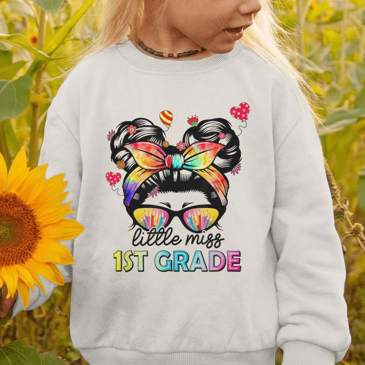 Little Miss First Grade Back To School 1st Grade Girls Graphic Toddler Sweatshirt Little Miss First Grade Back To School 1st Grade Girls Graphic Toddler Sweatshirt