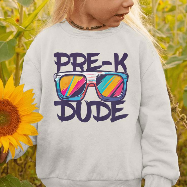 Pre-K Dude Shirt Graduation Back To School PreK Boy Girl Graphic Toddler Sweatshirt