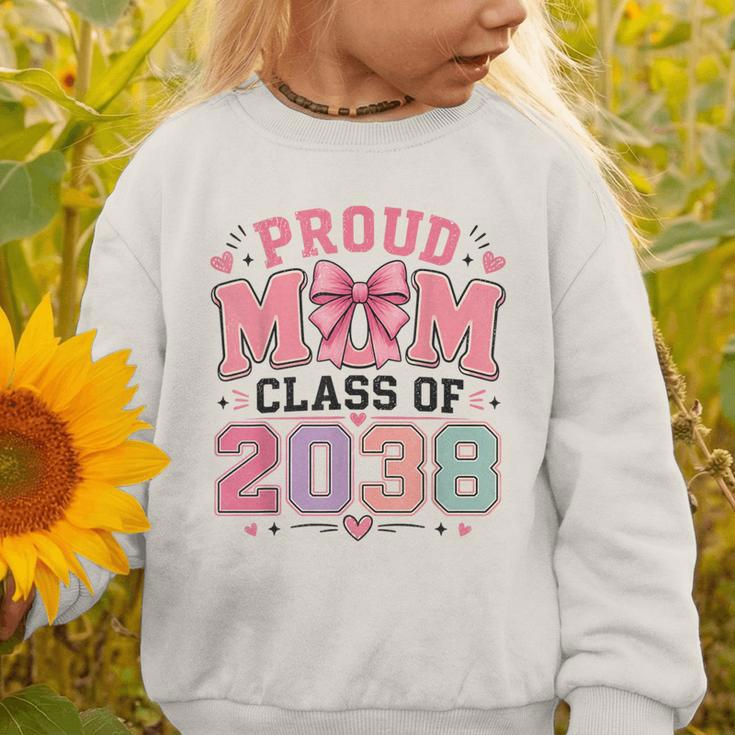 Proud Mom Class Of 2038 Retro Kindergarten Back To School Graphic Toddler Sweatshirt Proud Mom Class Of 2038 Retro Kindergarten Back To School Graphic Toddler Sweatshirt