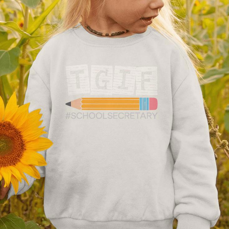 School Secretary Back To School Assistant Job Profession Premium Tri-Blend Graphic Toddler Sweatshirt