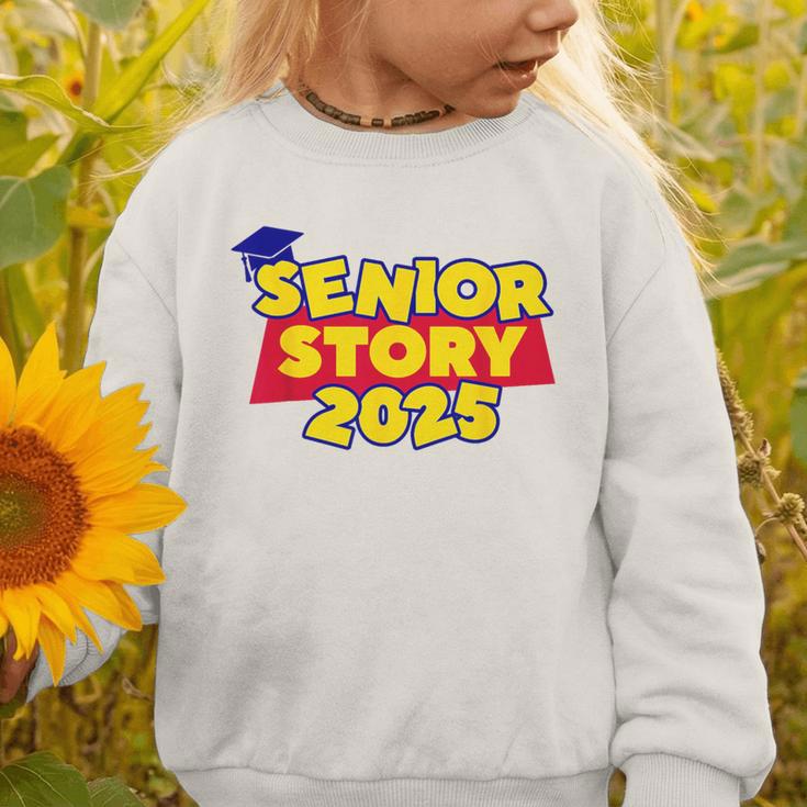 Senior 2025 Story Class Of 2025 Back To School 2025 Grad 25 Graphic Toddler Sweatshirt Senior 2025 Story Class Of 2025 Back To School 2025 Grad 25 Graphic Toddler Sweatshirt