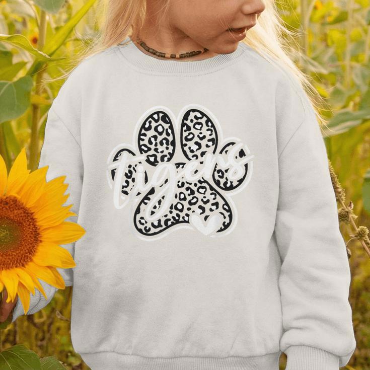 Vintage Tigers School Spirit Team Pride Back To School Graphic Toddler Sweatshirt Vintage Tigers School Spirit Team Pride Back To School Graphic Toddler Sweatshirt