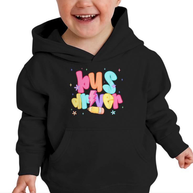 Back To School Bus Driver First Day Men Women Lighting Graphic Toddler Hoodie